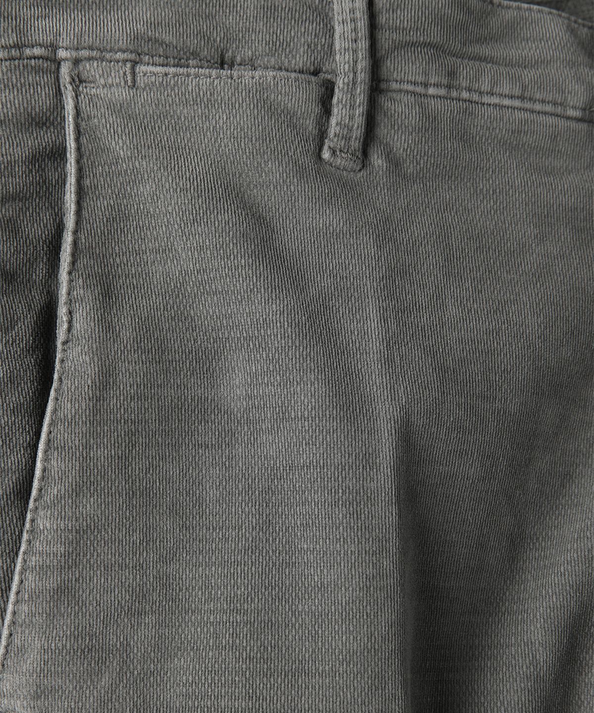 빠니깔레(PANICALE) 그레이 레귤러핏 워싱 코튼 팬츠
