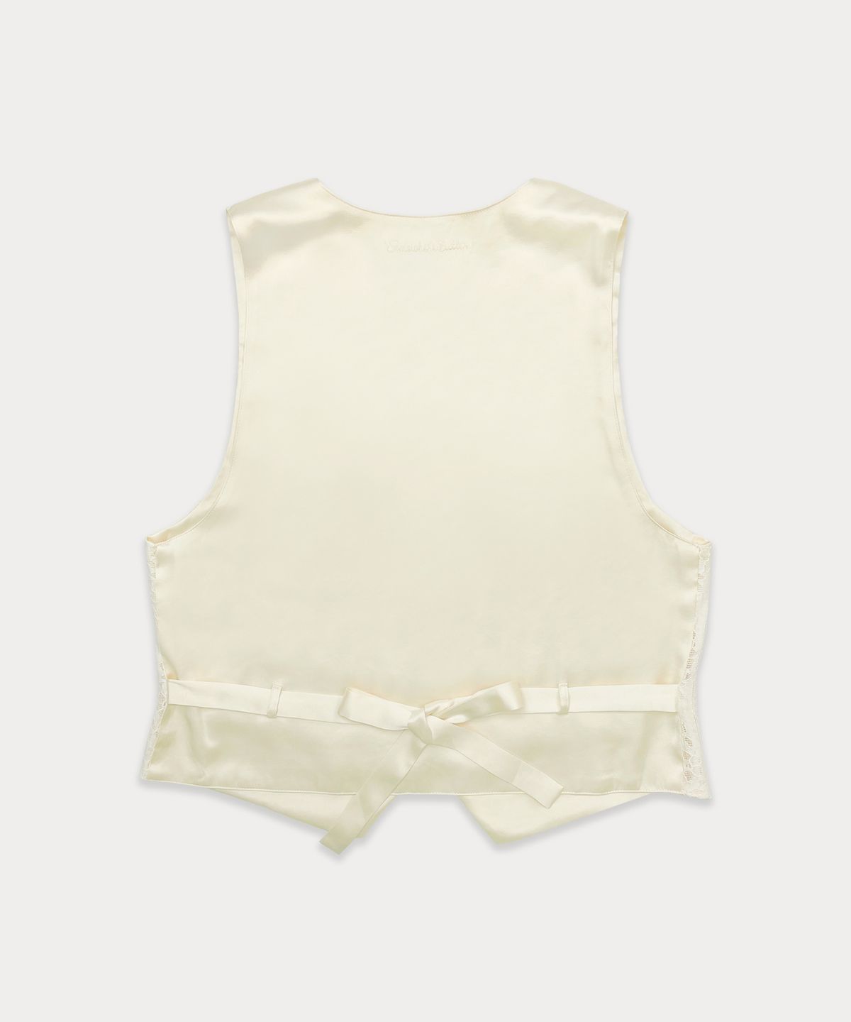 썸웨어버터(SOMEWHEREBUTTER) Vintage Lace Vest - Cream