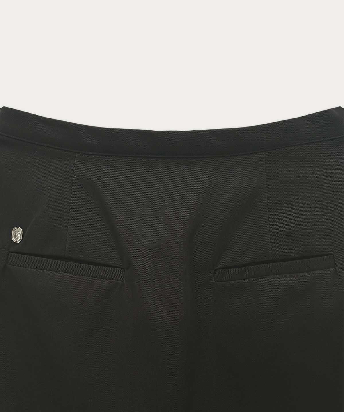 썸웨어버터(SOMEWHEREBUTTER) Penny Cotton Midi Skirt - Charcoal
