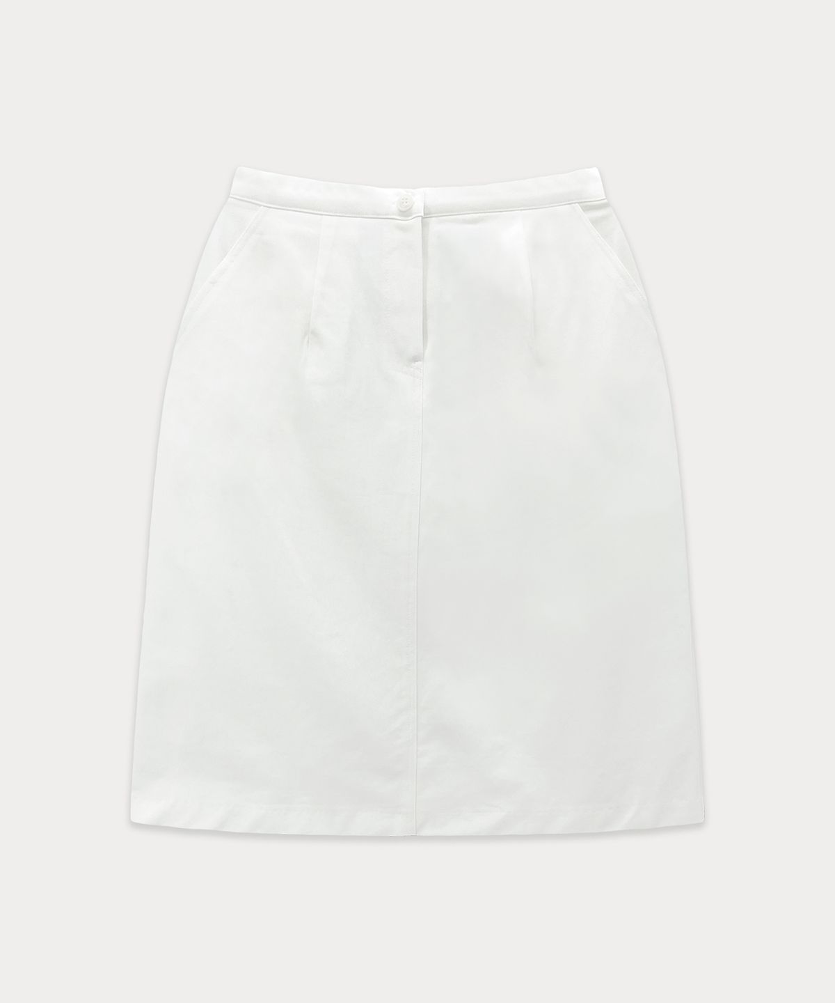 썸웨어버터(SOMEWHEREBUTTER) Penny Cotton Midi Skirt - Ivory