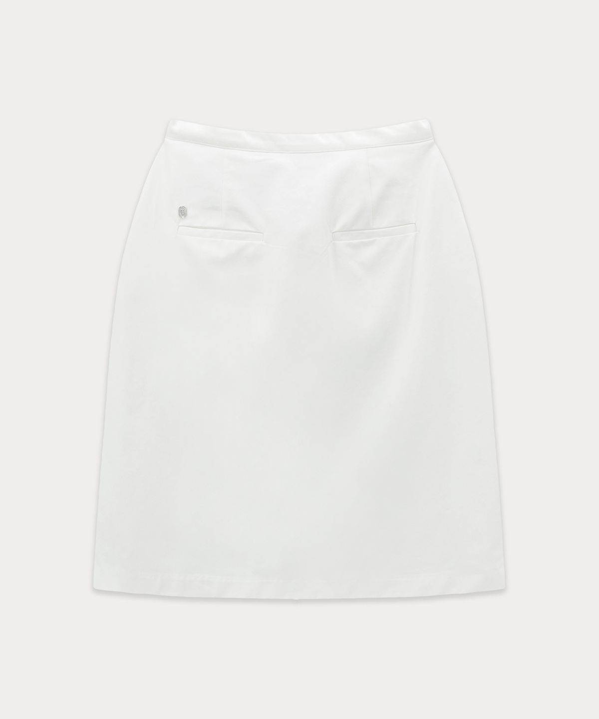 썸웨어버터(SOMEWHEREBUTTER) Penny Cotton Midi Skirt - Ivory