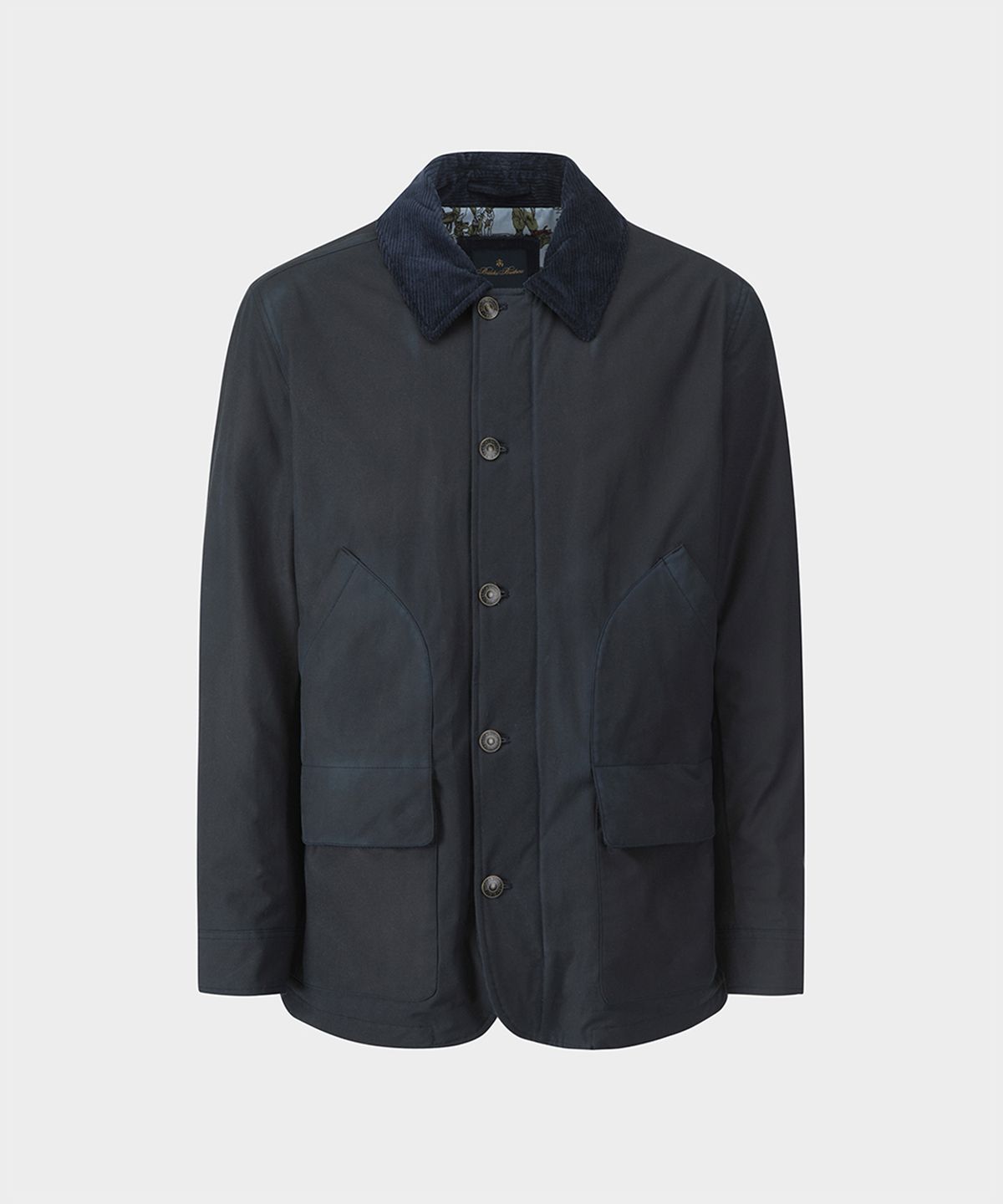 브룩스 브라더스(BROOKS BROTHERS) 왁스 초어 자켓 (네이비) (BBOJMM4983REF)