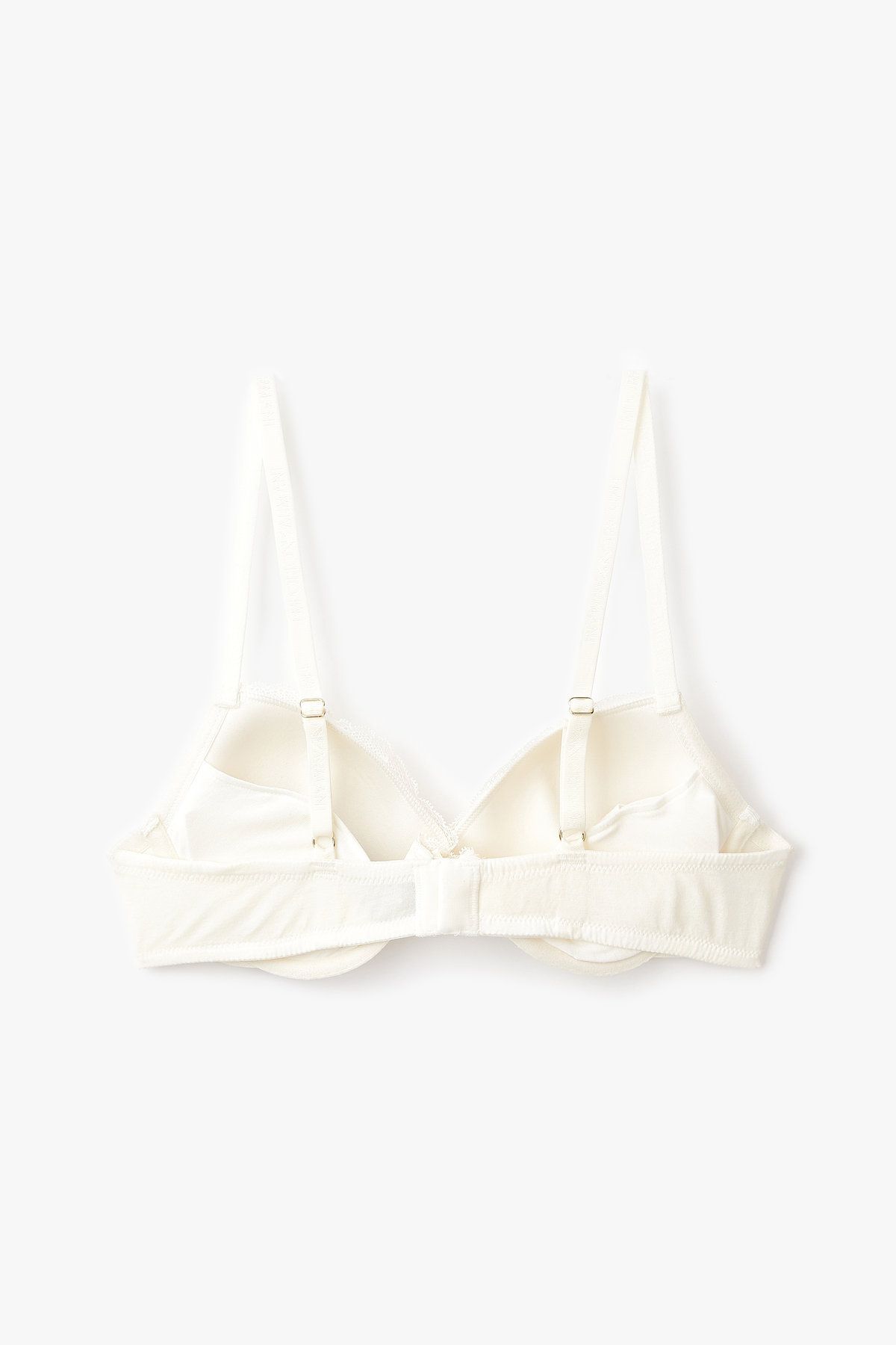 엠포리오 아르마니 언더웨어(EMPORIO ARMANI UNDERWEAR) 여성 플라워 리무브 패드 푸쉬업 브라_크림 0824385520