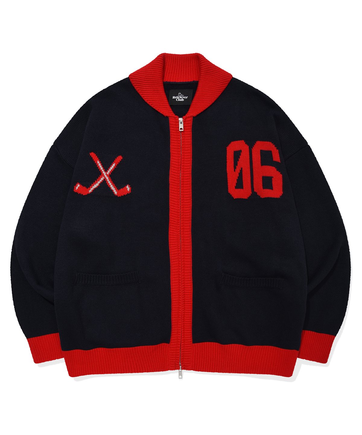 리트리버클럽(RETRIEVER CLUB) HOCKEY COWICHAN SWEATER [NAVY]