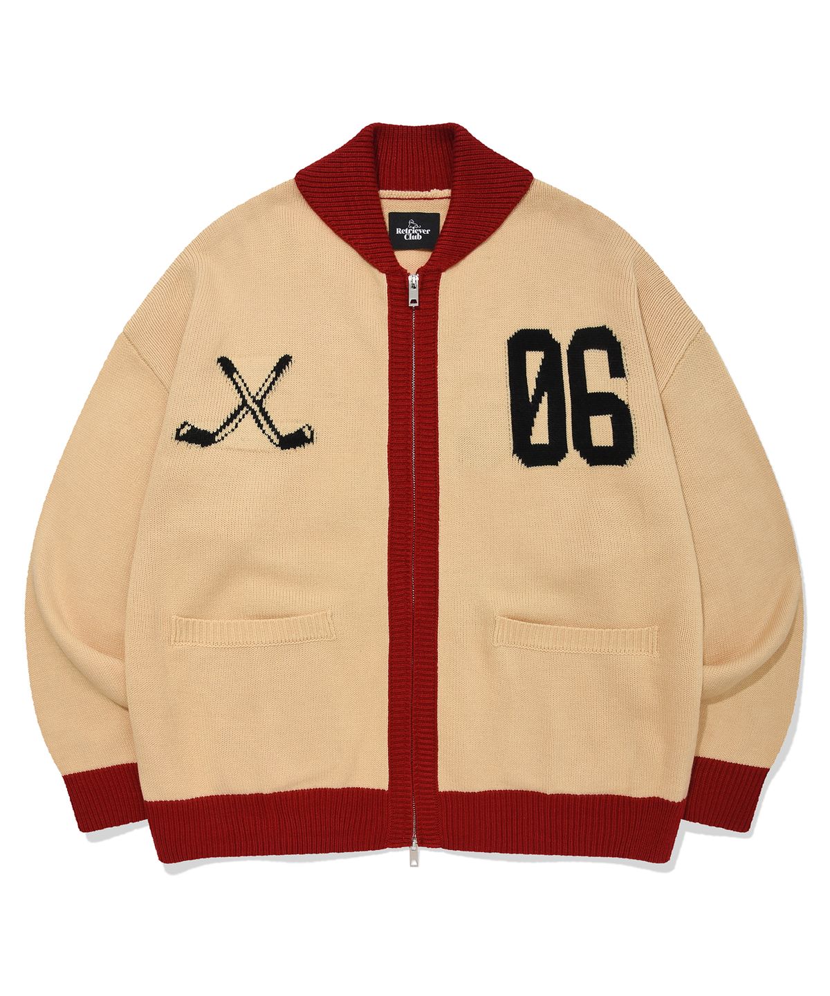 리트리버클럽(RETRIEVER CLUB) HOCKEY COWICHAN SWEATER [BEIGE]