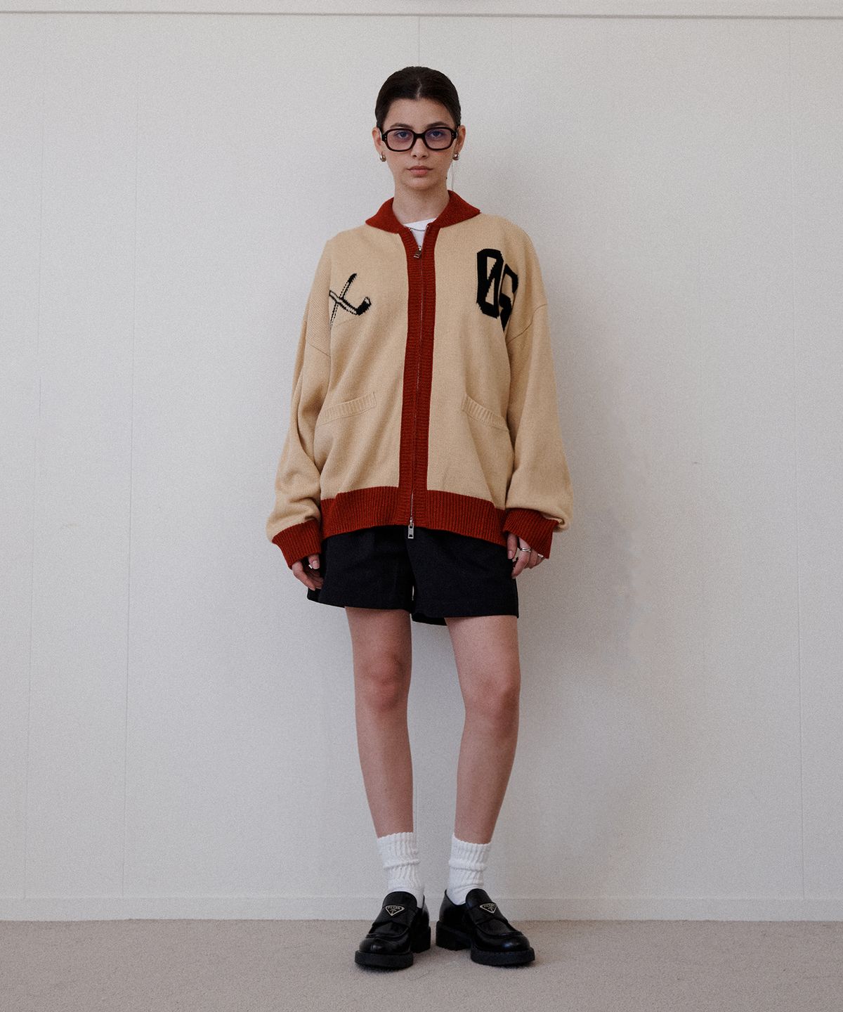 리트리버클럽(RETRIEVER CLUB) HOCKEY COWICHAN SWEATER [BEIGE]
