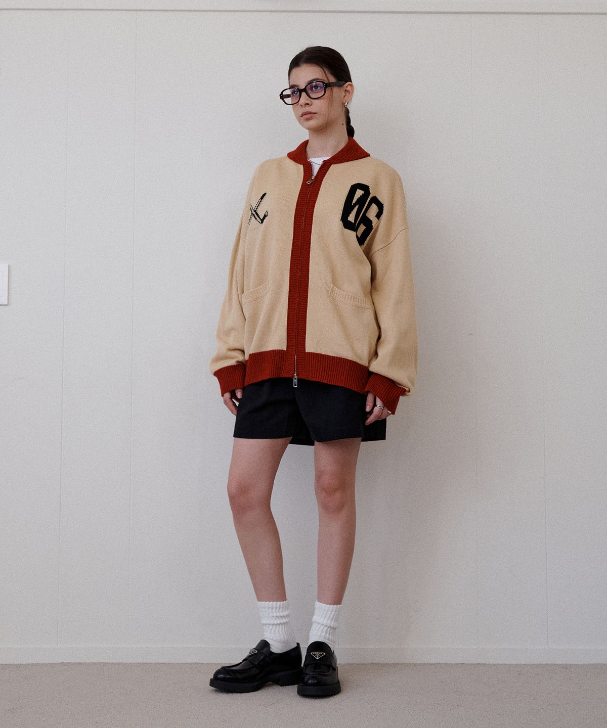 리트리버클럽(RETRIEVER CLUB) HOCKEY COWICHAN SWEATER [BEIGE]