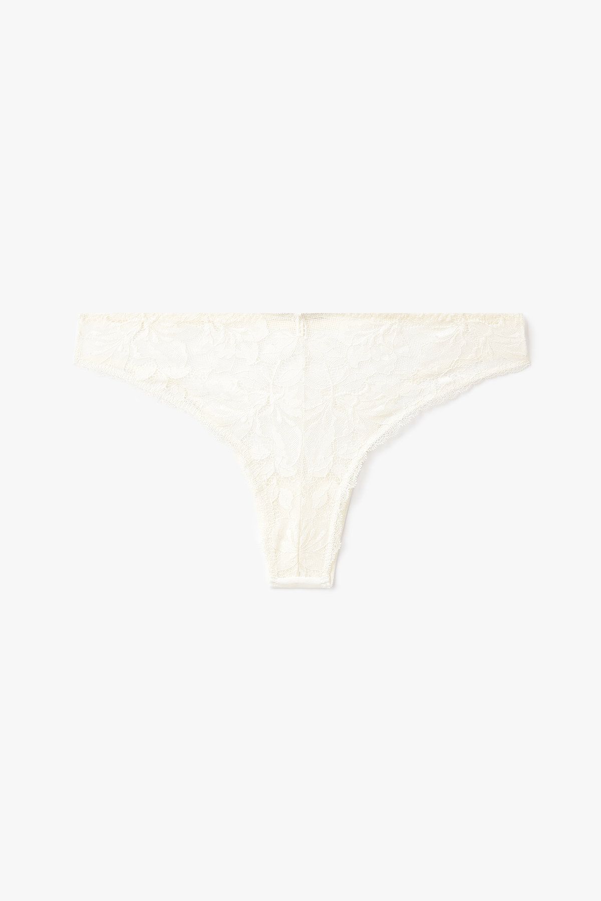 엠포리오 아르마니 언더웨어(EMPORIO ARMANI UNDERWEAR) 여성 플라워 메쉬 브라질리언 브리프_크림 0824311517