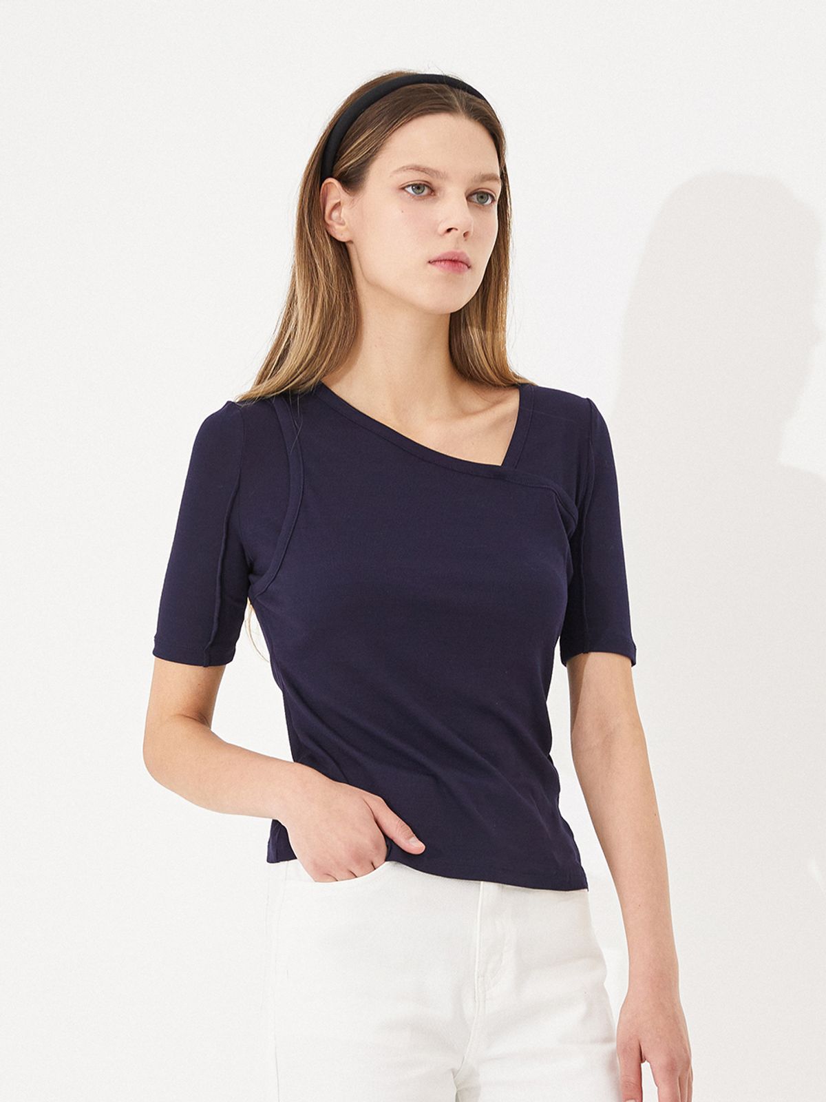 메르시앤에스(MERCIANNES) Cut-Out Sleeved T_A4STN1 45