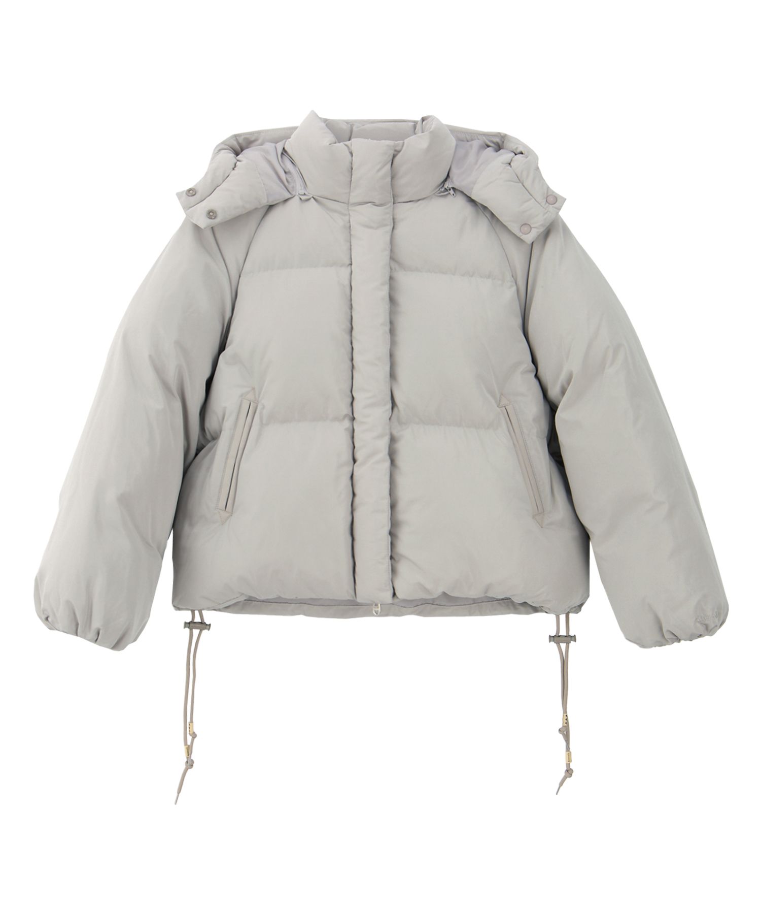 MUSINSA | BITTERCELLS CG Hooded Puffer Jacket-Grey