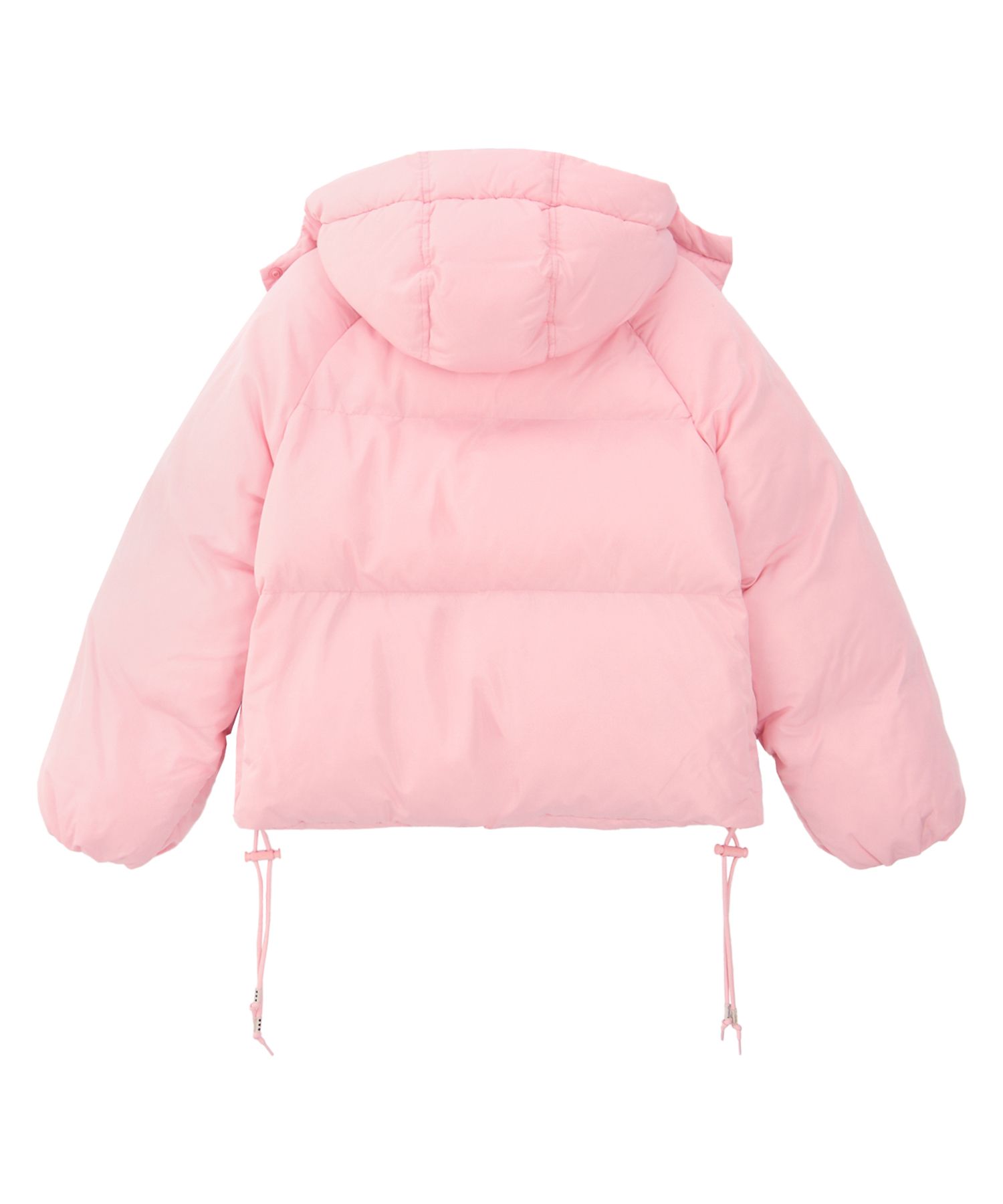 MUSINSA | BITTERCELLS CG Hooded Puffer Jacket-Pink