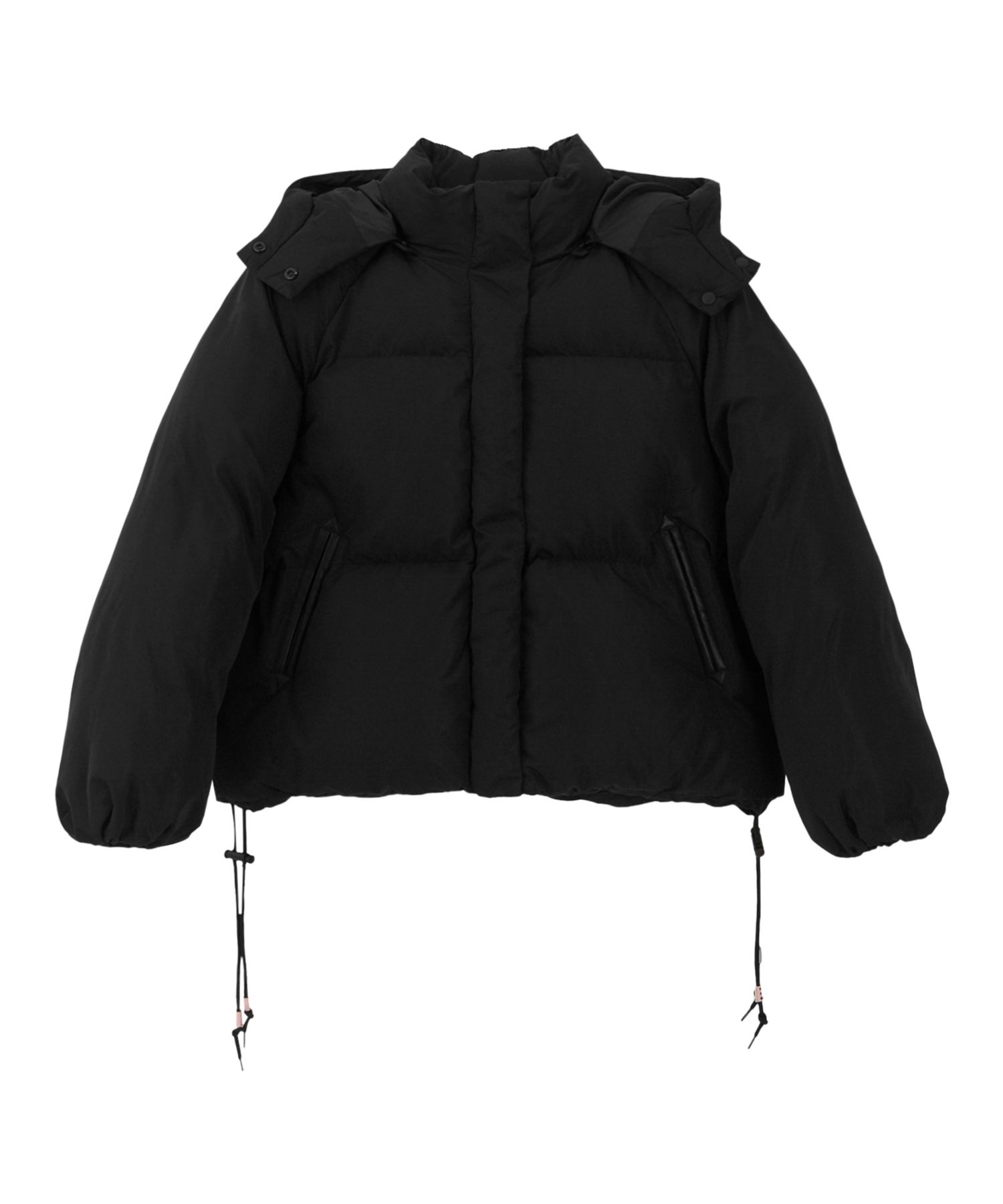 ◇BITTER CELLS◇ CG Hooded Puffer Jacket Black MUSINSA | BITTERCELLS CG Hooded Puffer Jacket-Black