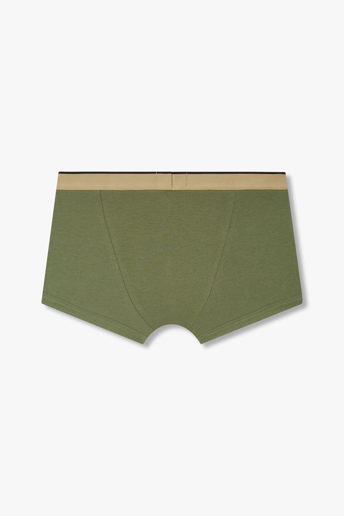 엠포리오 아르마니 언더웨어(EMPORIO ARMANI UNDERWEAR) 남성 골든 로고 밴딩 코튼 드로즈_그린 0814312025