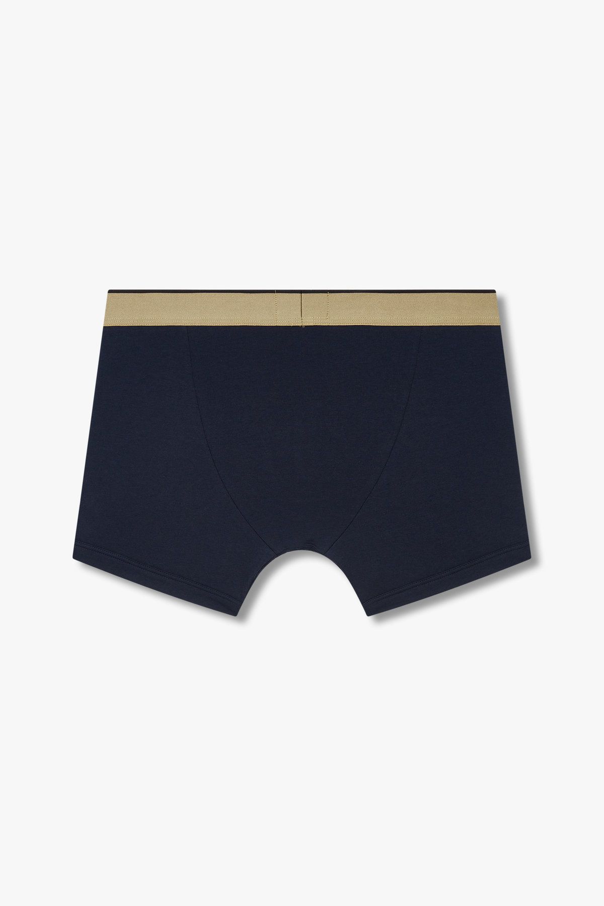 엠포리오 아르마니 언더웨어(EMPORIO ARMANI UNDERWEAR) 남성 골든 로고 밴딩 코튼 롱 드로즈_블랙 0814312070