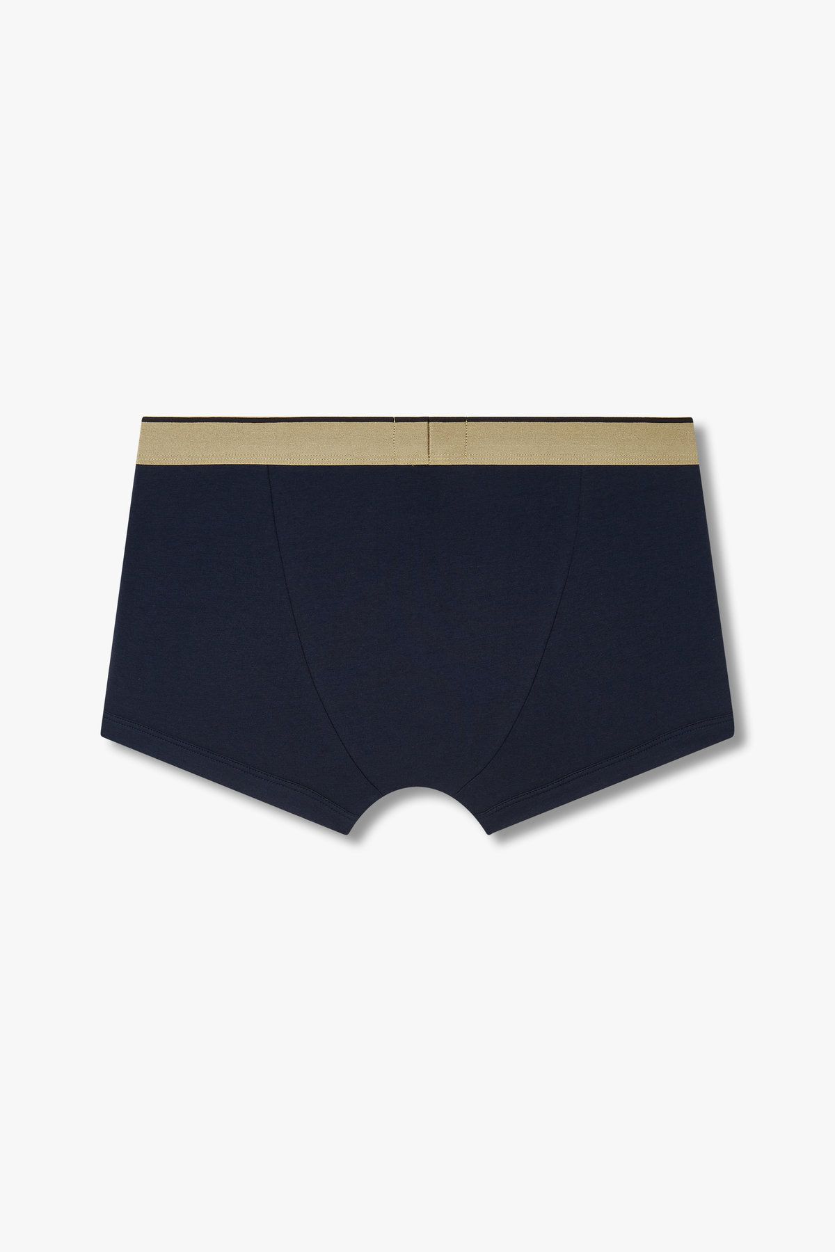엠포리오 아르마니 언더웨어(EMPORIO ARMANI UNDERWEAR) 남성 골든 로고 밴딩 코튼 드로즈_블랙 0814312023
