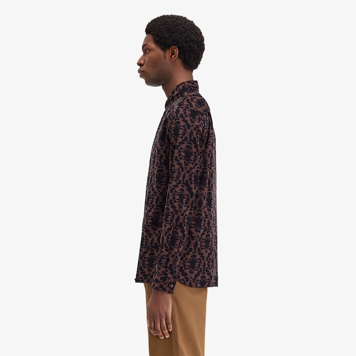 프레드페리(FRED PERRY) [Sharp] 리핏 프린트 코듀로이 셔츠 (U53) AFPM2438510-U53