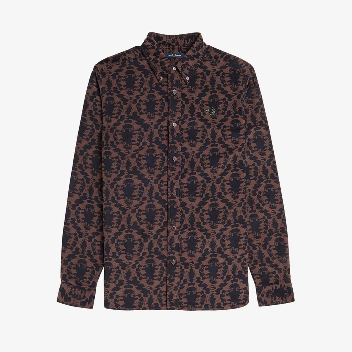 프레드페리(FRED PERRY) [Sharp] 리핏 프린트 코듀로이 셔츠 (U53) AFPM2438510-U53