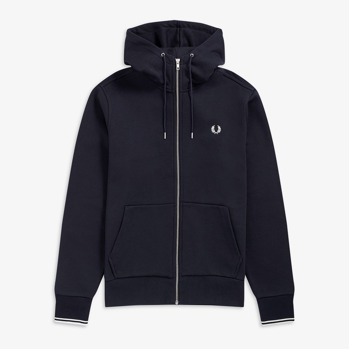 프레드페리(FRED PERRY) [Baseline] 후드 집 스루 스웻셔츠 (795) AFPM2437536-795
