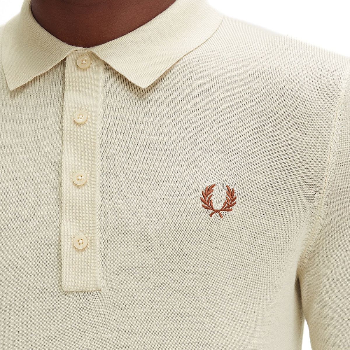 프레드페리(FRED PERRY) [Sharp] 파인 니트 롱 슬리브 셔츠 (691) AFPM2438534-691