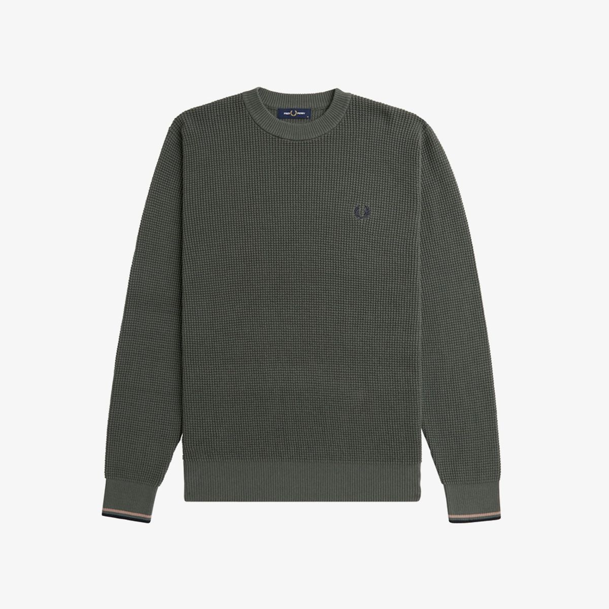 프레드페리(FRED PERRY) [Sharp] 와플 스티치 니트 (638) AFPM2436507-638
