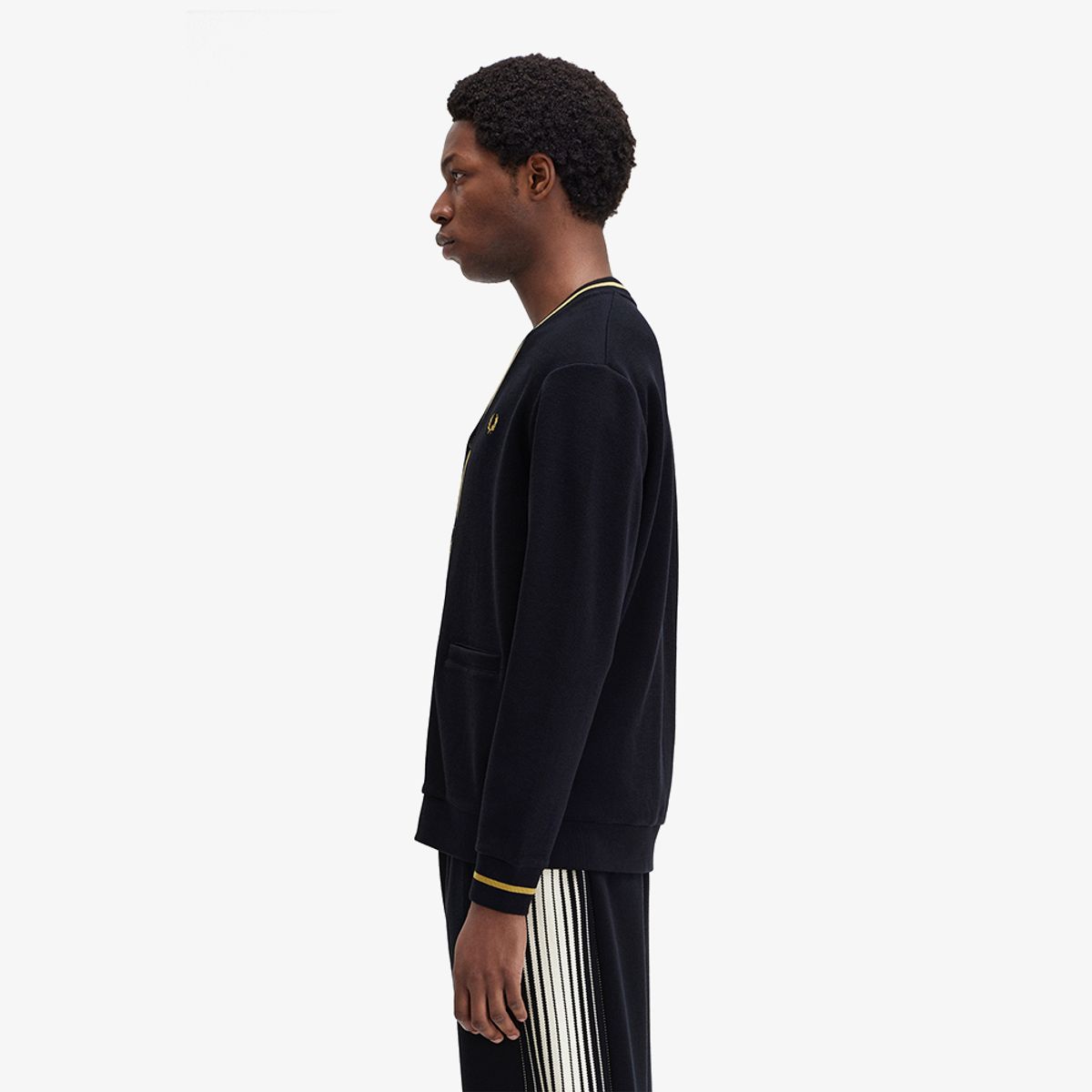프레드페리(FRED PERRY) [Sharp] 팁 피케 텍스쳐 가디건 (W75) AFPM2432654-W75