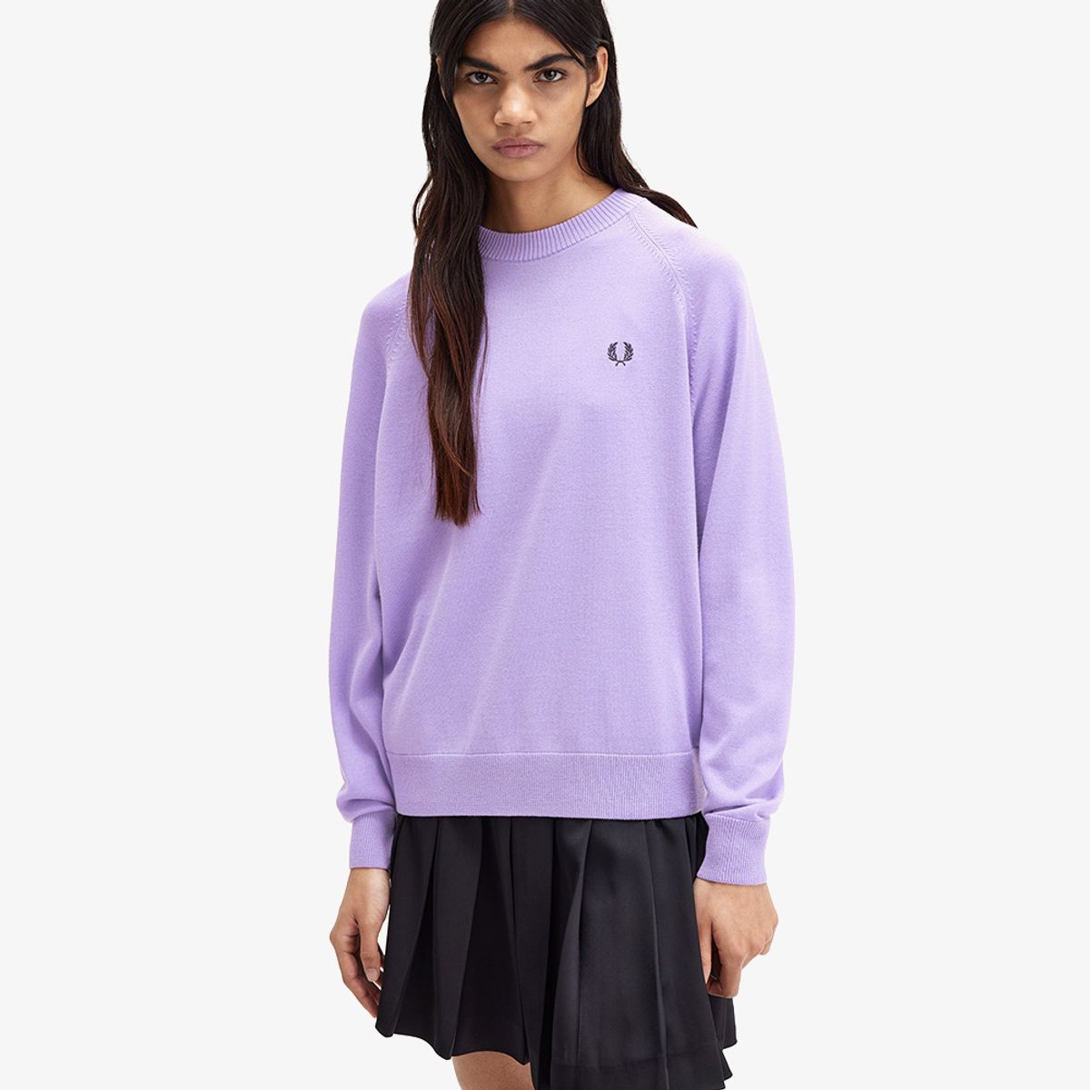 프레드페리(FRED PERRY) [Womens] 크루넥 메리노울 니트 (X19) AFPF2432117-X19