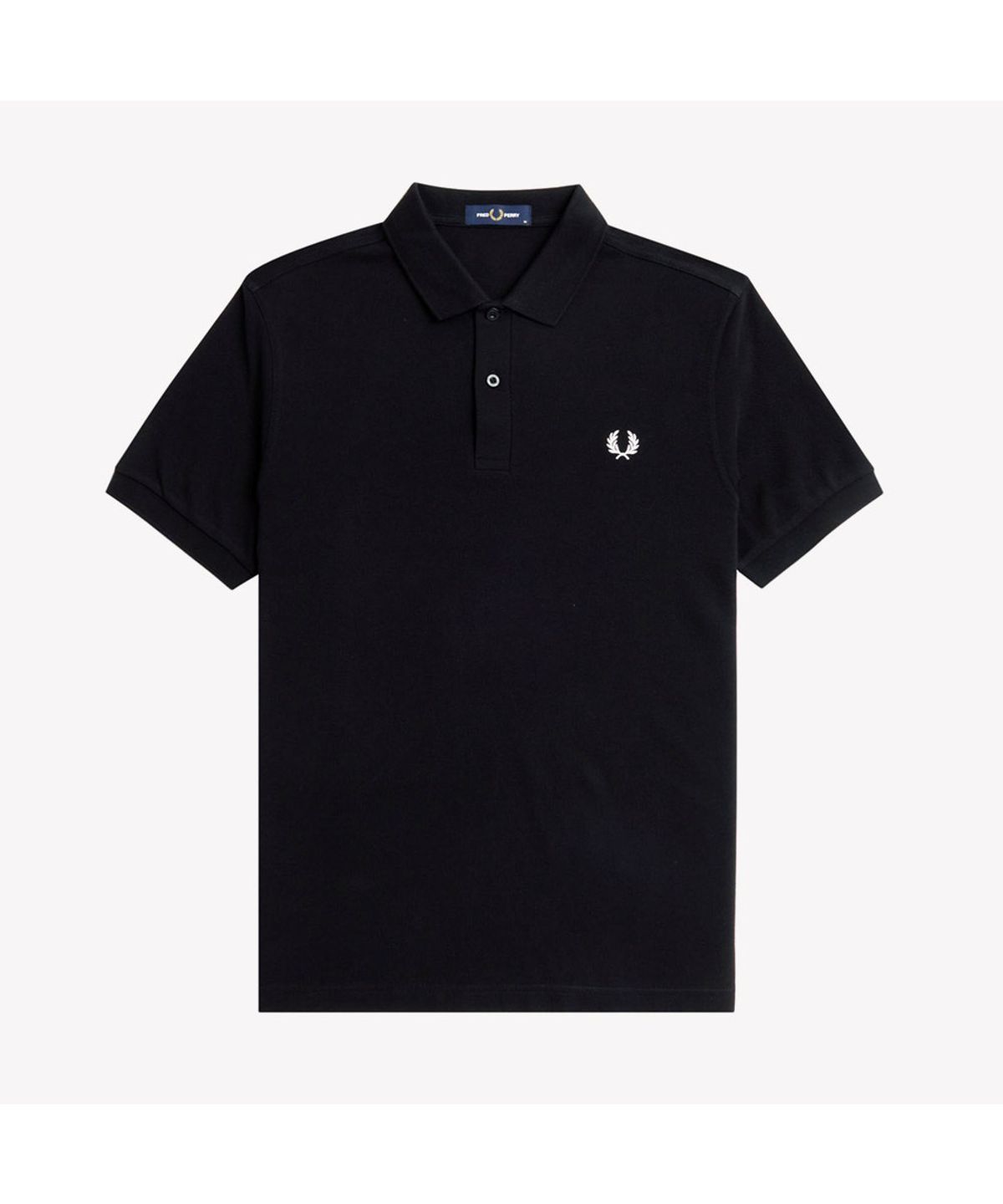 프레드페리(FRED PERRY) [M6000] 플레인 프레드페리 셔츠 - 블랙/화이트 M6000-350