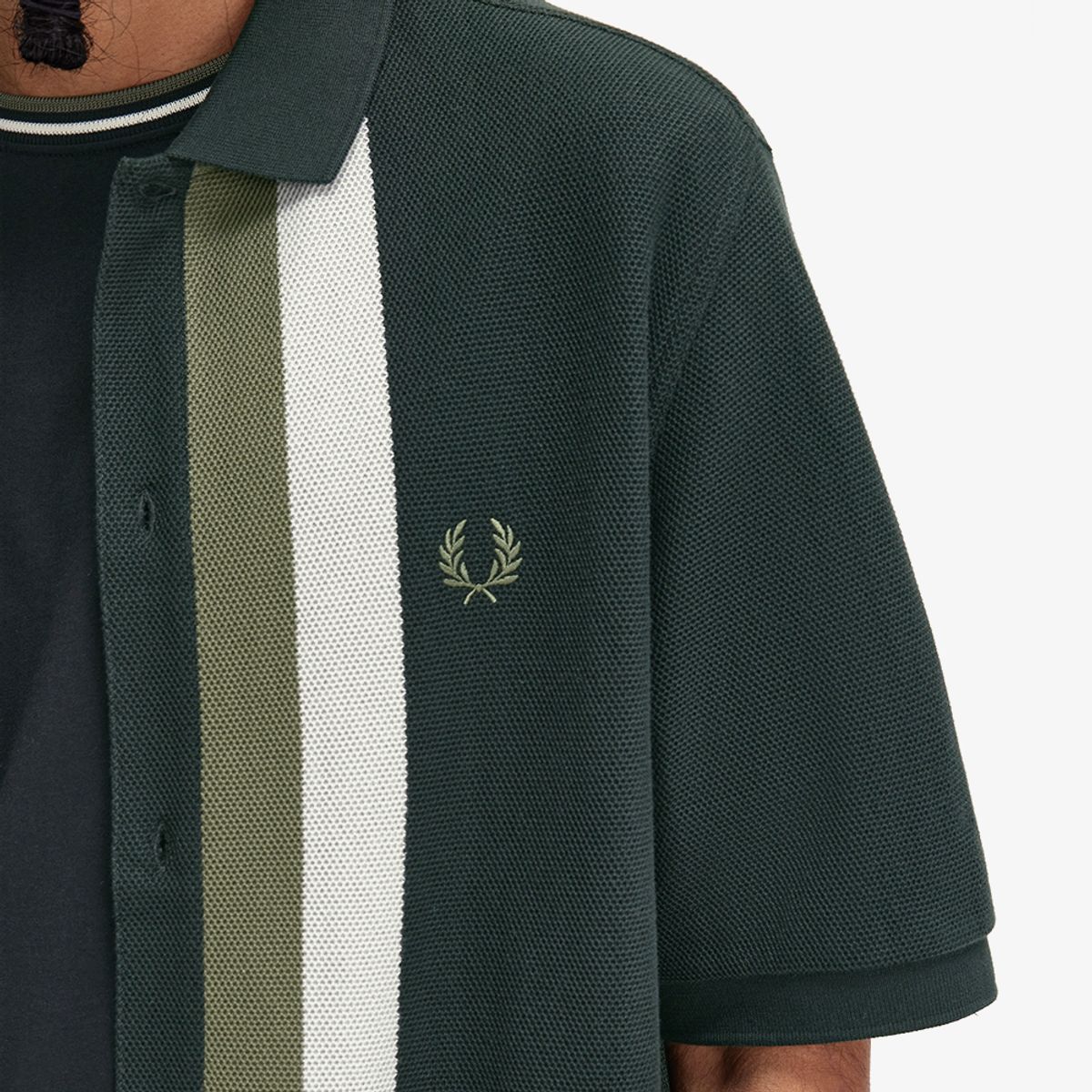 프레드페리(FRED PERRY) [Sharp] 패널 버튼 스루 폴로 셔츠 (Q20) AFPM243M522-Q20