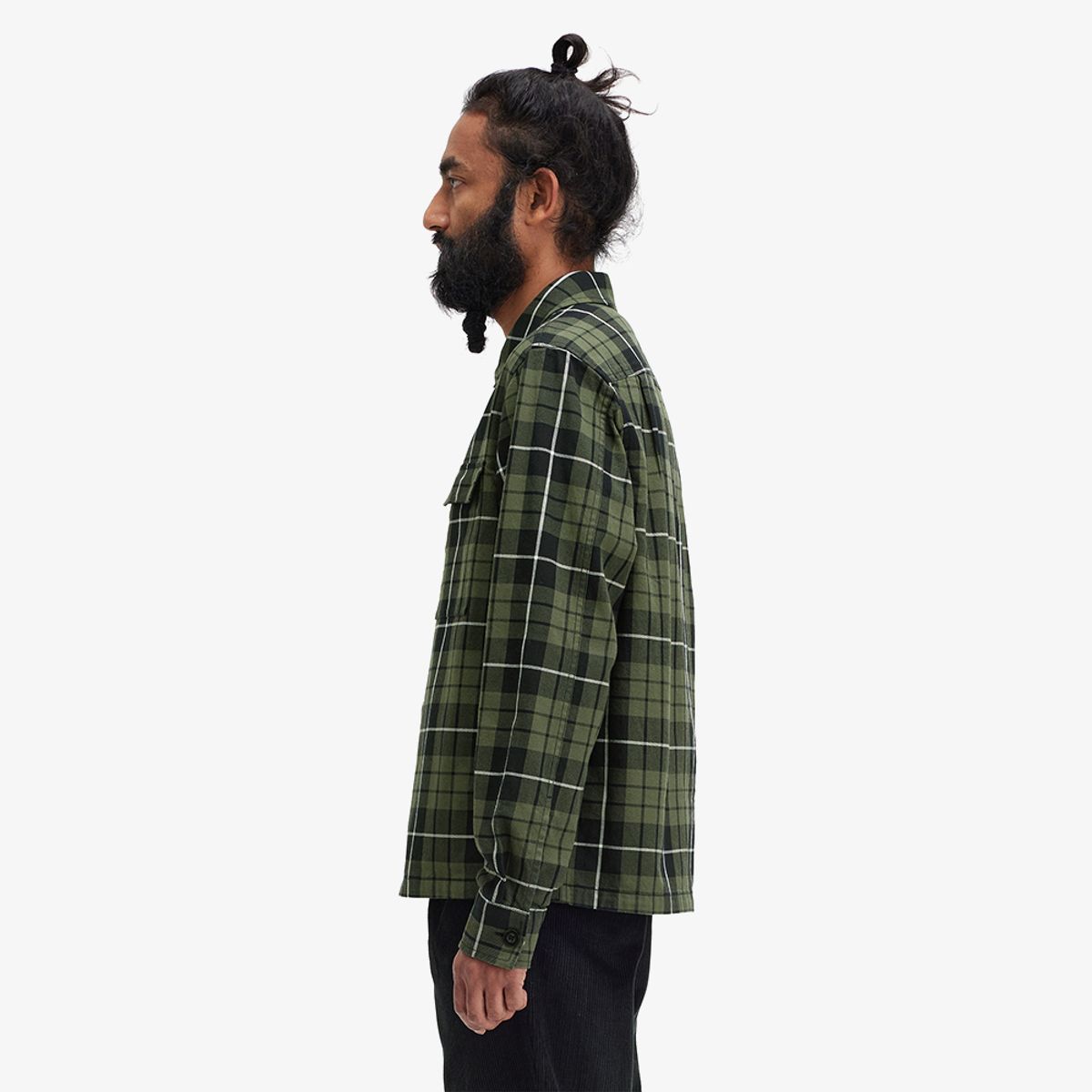 프레드페리(FRED PERRY) [Sharp] 체크 오버셔츠 (W19) AFPM2438515-W19