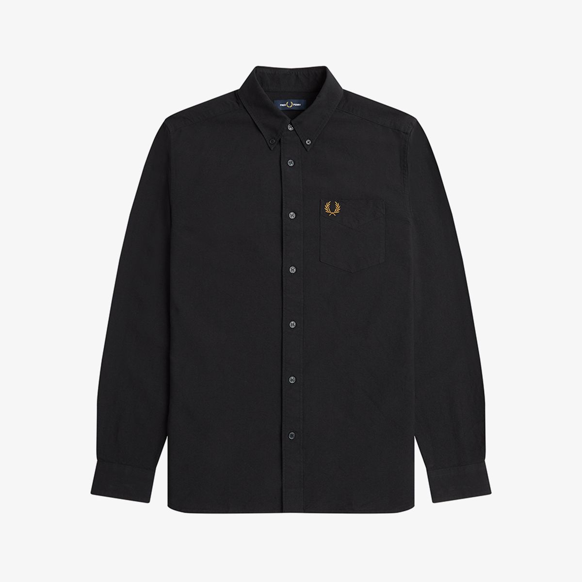 프레드페리(FRED PERRY) [Baseline] 롱 슬리브 옥스포드 셔츠 - 블랙 AFPM2535516-R88
