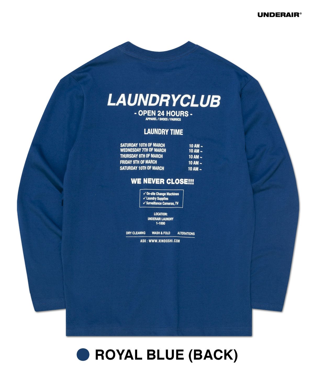 언더에어(UNDERAIR) 24 HOURS 2 LONG SLEEVE  (4 COLOR)