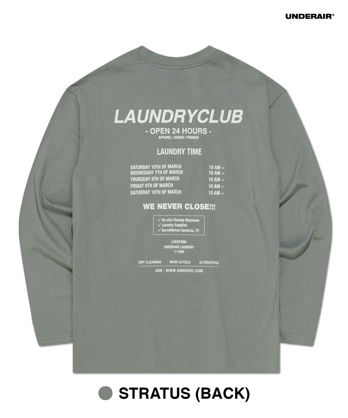 언더에어(UNDERAIR) 24 HOURS 2 LONG SLEEVE  (4 COLOR)
