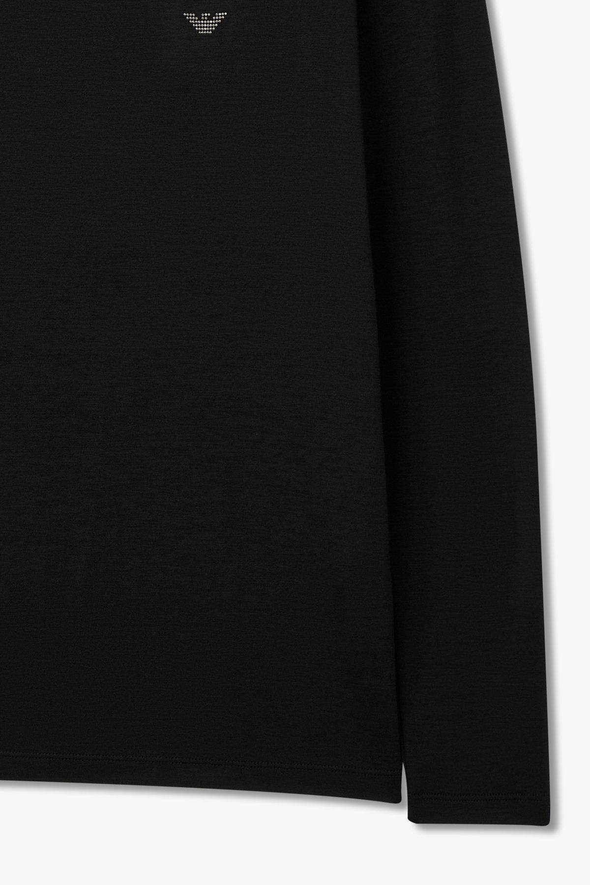 엠포리오 아르마니 언더웨어(EMPORIO ARMANI UNDERWEAR) 여성 이글 로고 라운지 티셔츠_블랙 0824336501