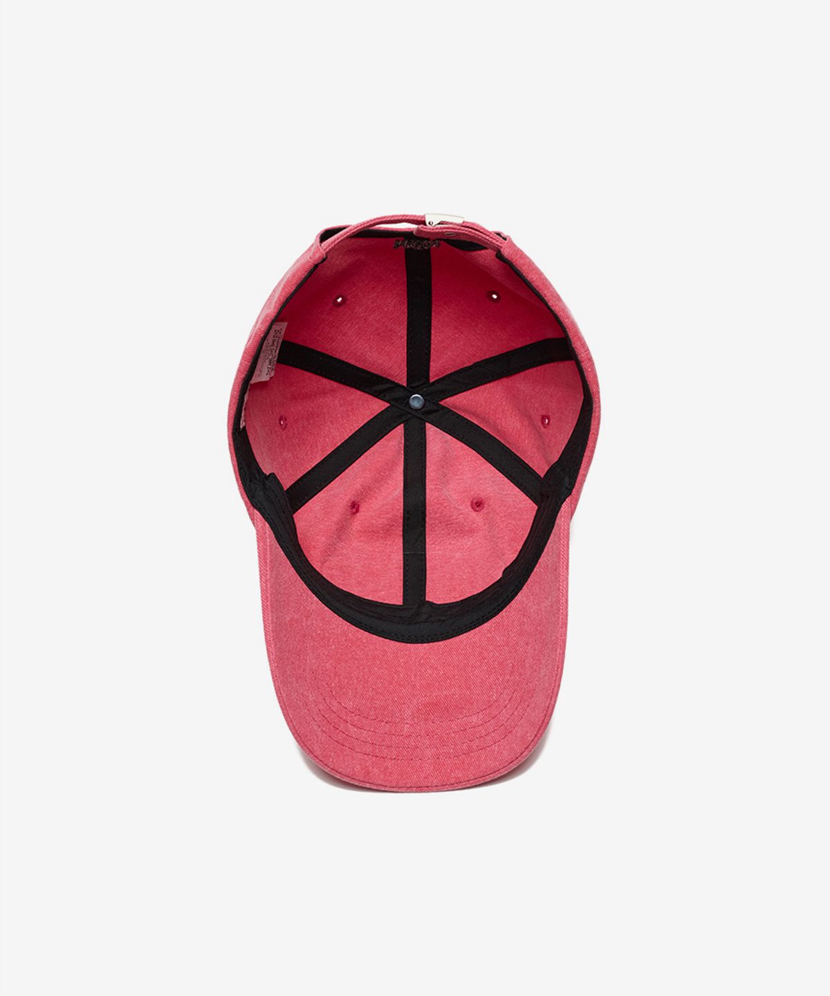 논타입(NONTYPE) WAPPEN WASHED BALL CAP (DARK PINK)