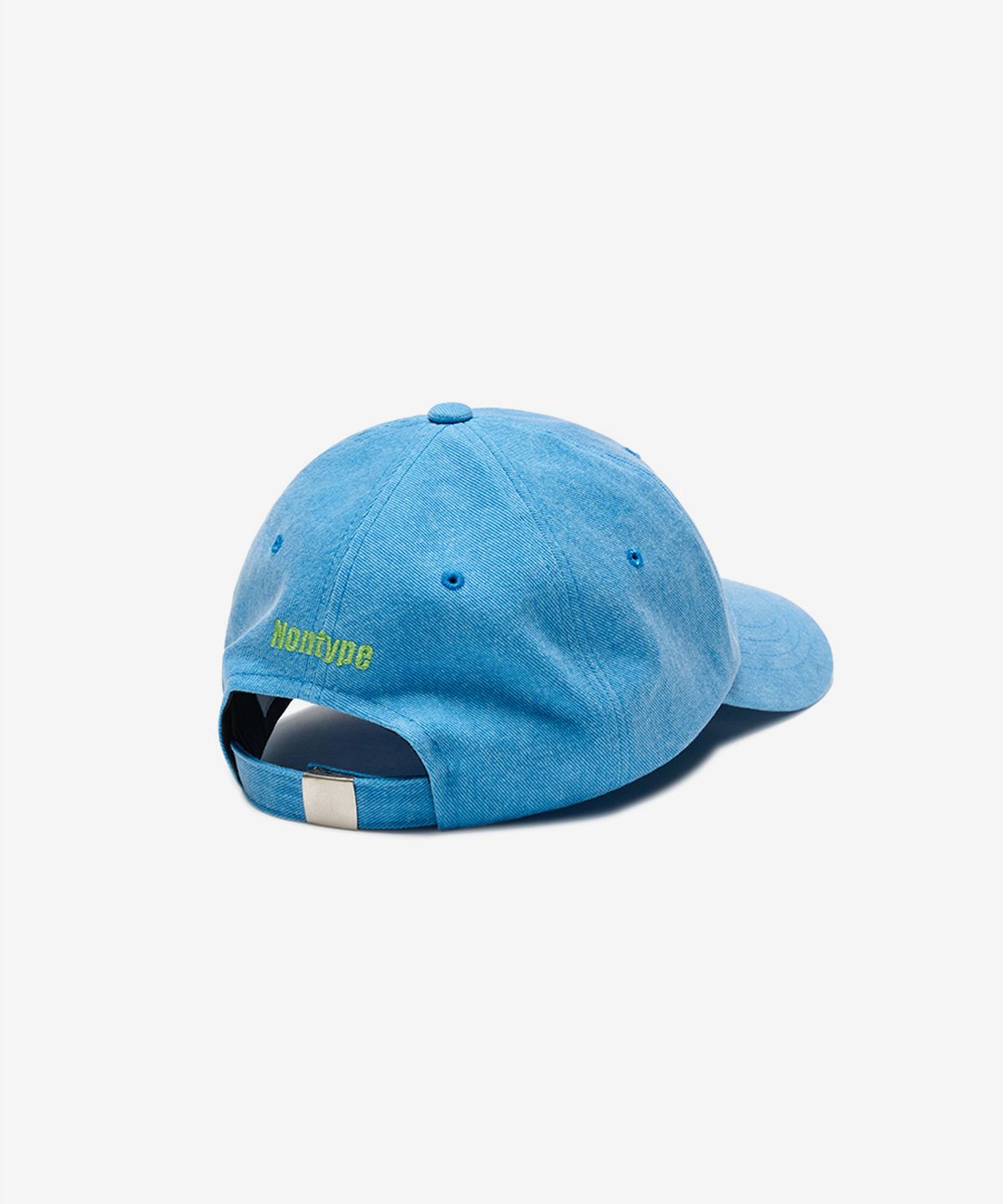 논타입(NONTYPE) SYMBOL WASHED BALL CAP (BLUE)