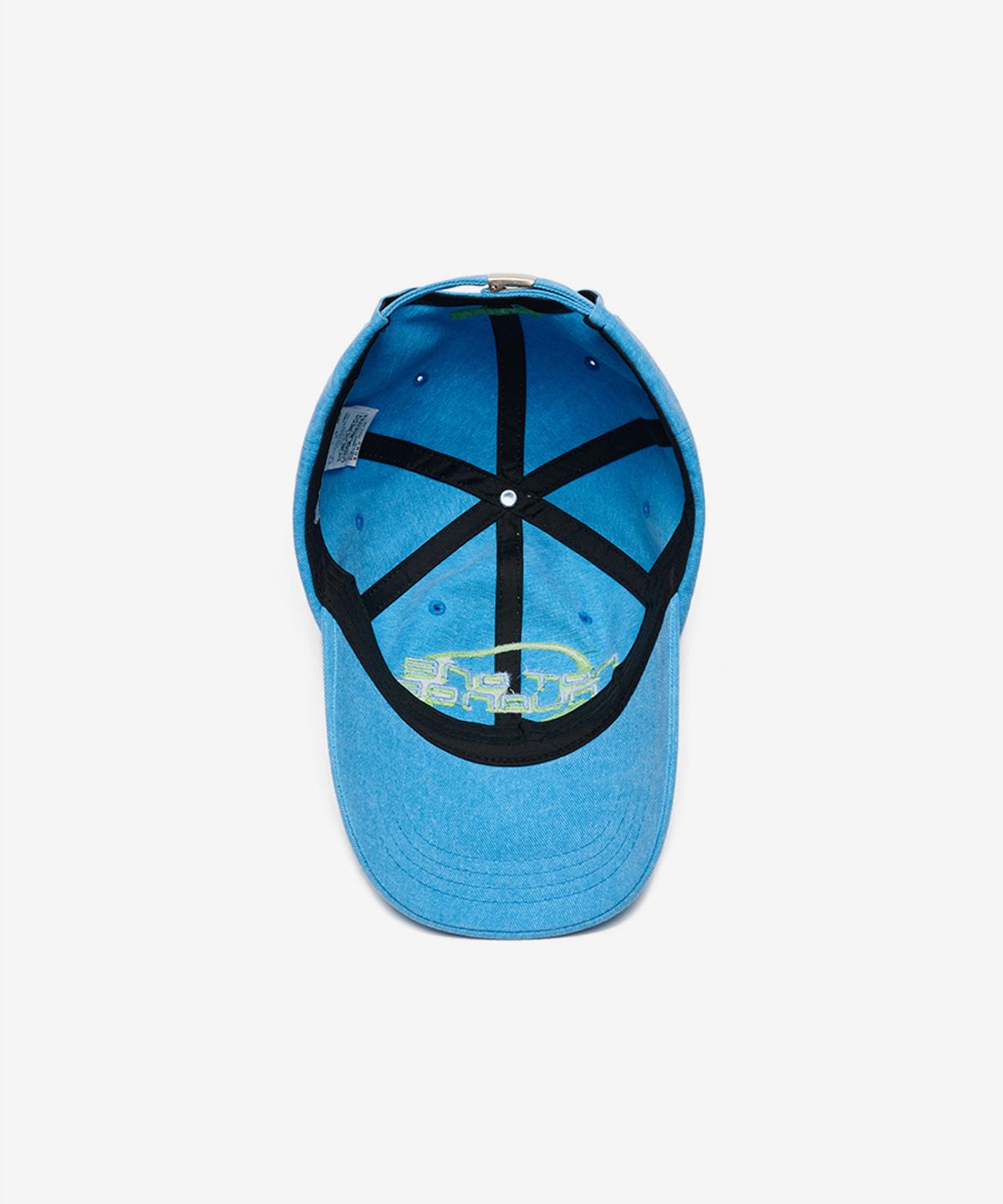 논타입(NONTYPE) SYMBOL WASHED BALL CAP (BLUE)