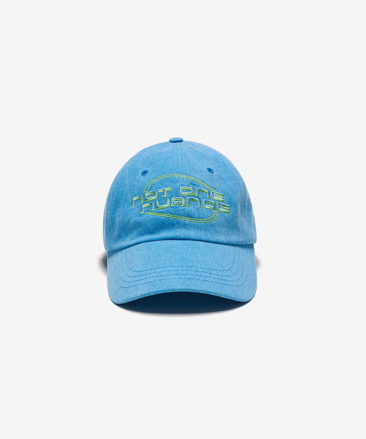 논타입(NONTYPE) SYMBOL WASHED BALL CAP (BLUE)