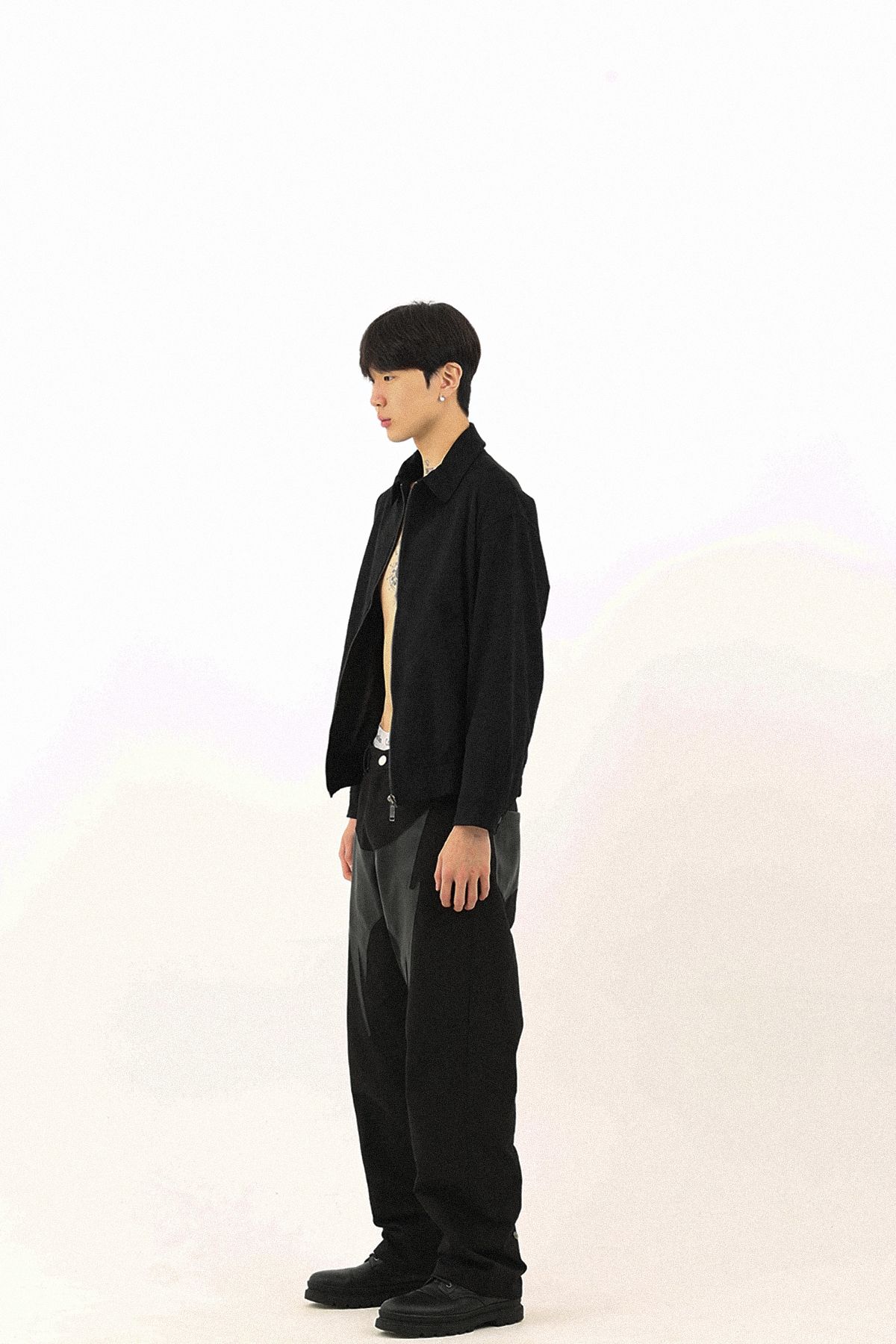 배드보이즈스포츠클럽(BADBOYSSPORTSCLUB) 901 : Double Black Raw Denim Jeans
