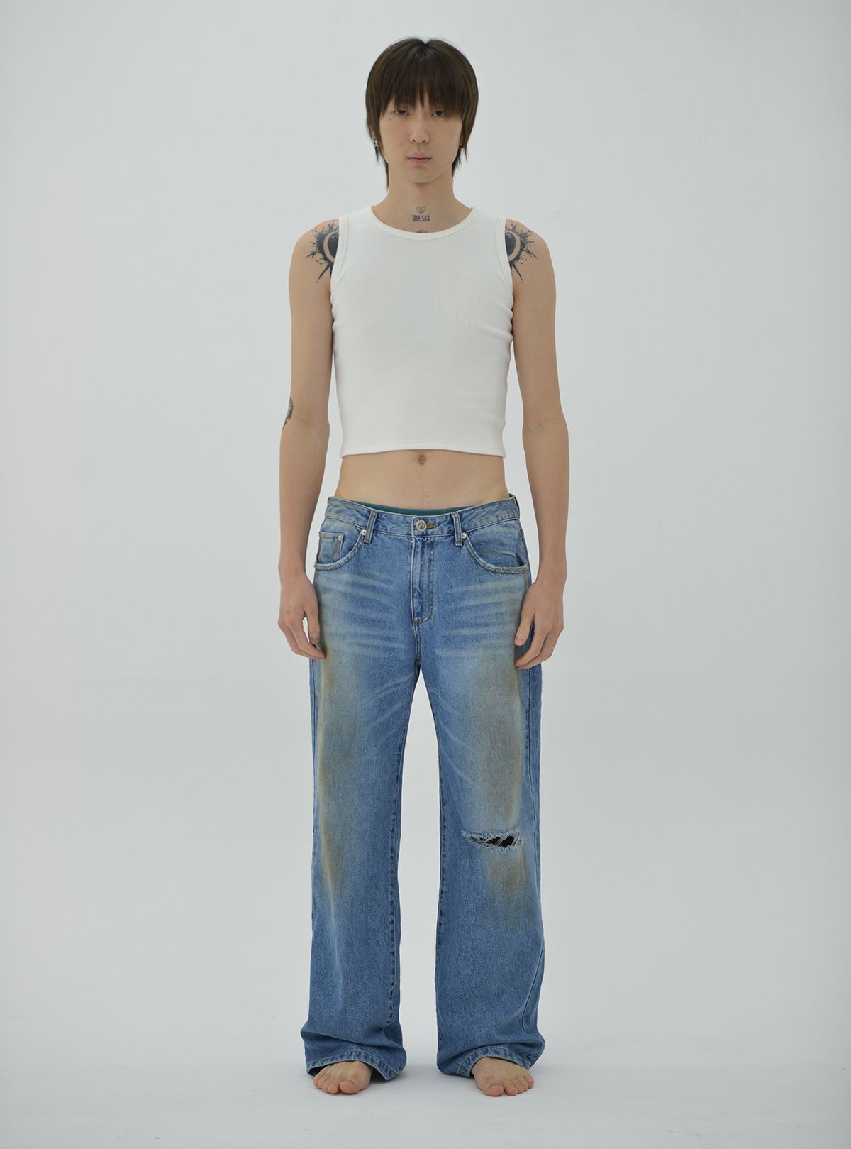 배드보이즈스포츠클럽(BADBOYSSPORTSCLUB) 905 : Vintage Indigo Denim Jeans