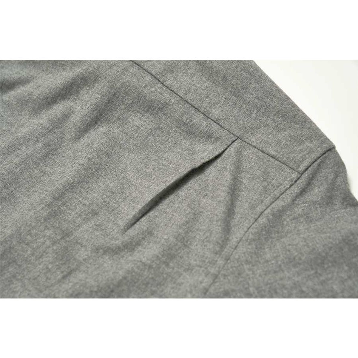 블랙브라운(BLACKBROWN) 멜란지 기모 코튼 셔츠 [GRAY]