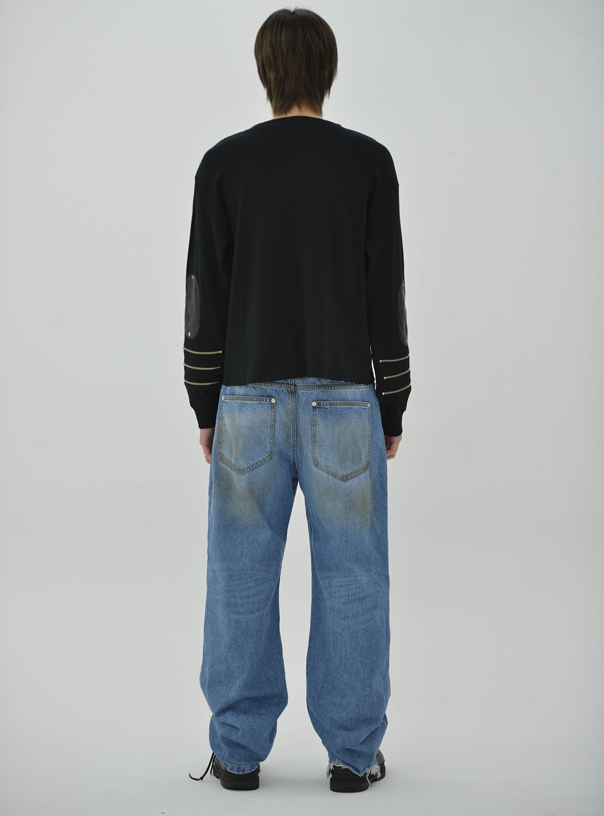 배드보이즈스포츠클럽(BADBOYSSPORTSCLUB) 301 : Cropped Waffle Pullover