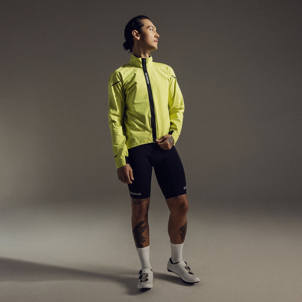 고어웨어(GOREWEAR) Gore-TEX 고어텍스 스핀쉬프트 자켓 - 라임 옐로우 (남성용)