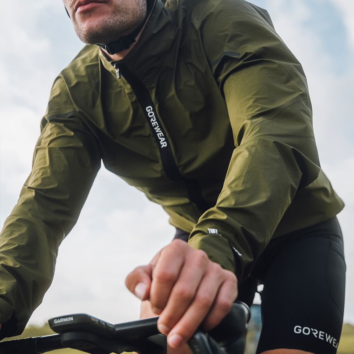 고어웨어(GOREWEAR) Gore-TEX 고어텍스 스핀쉬프트 자켓 - 유틸리티 그린 (남성용)