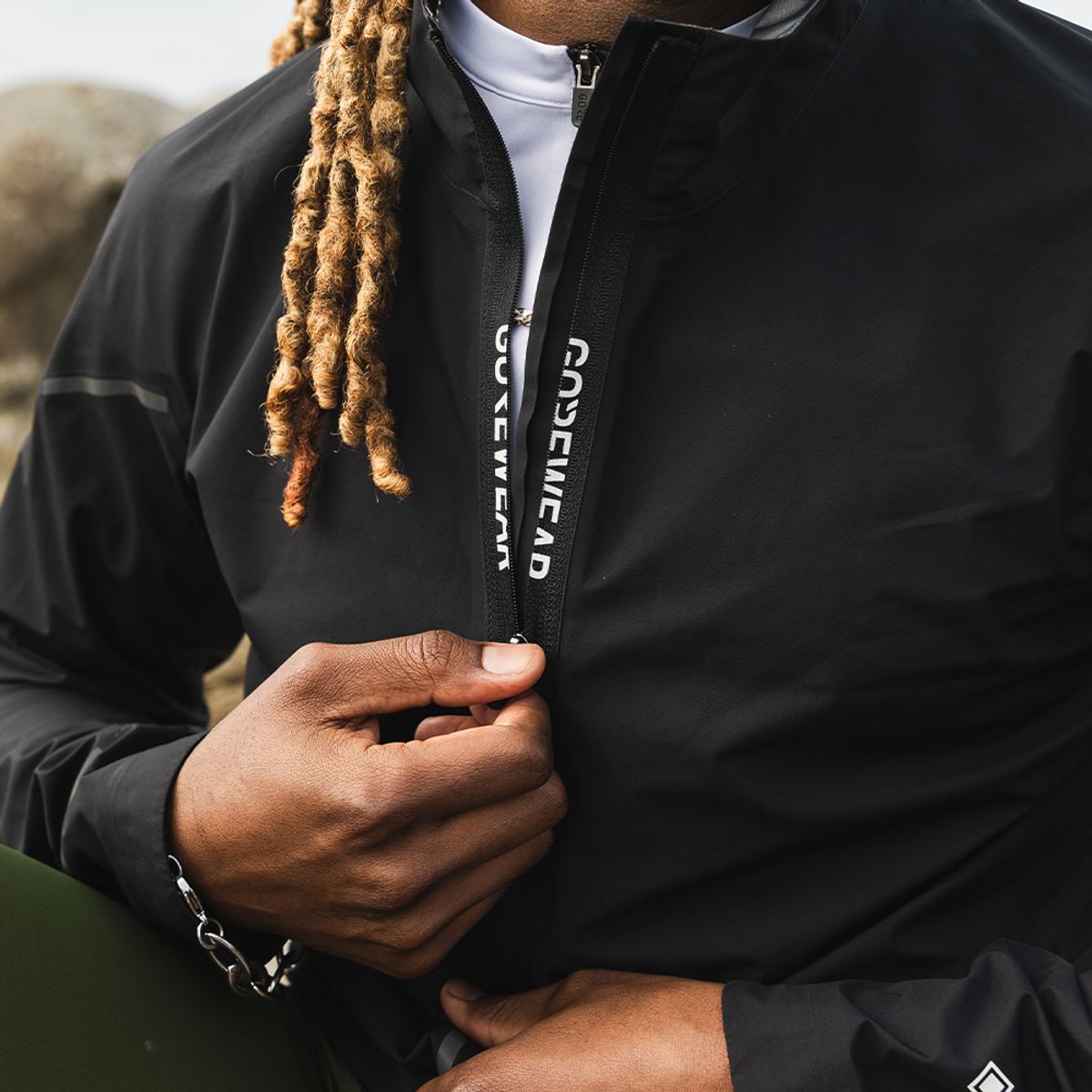 고어웨어(GOREWEAR) Gore-TEX 고어텍스 스핀쉬프트 자켓 - 블랙 (남성용)