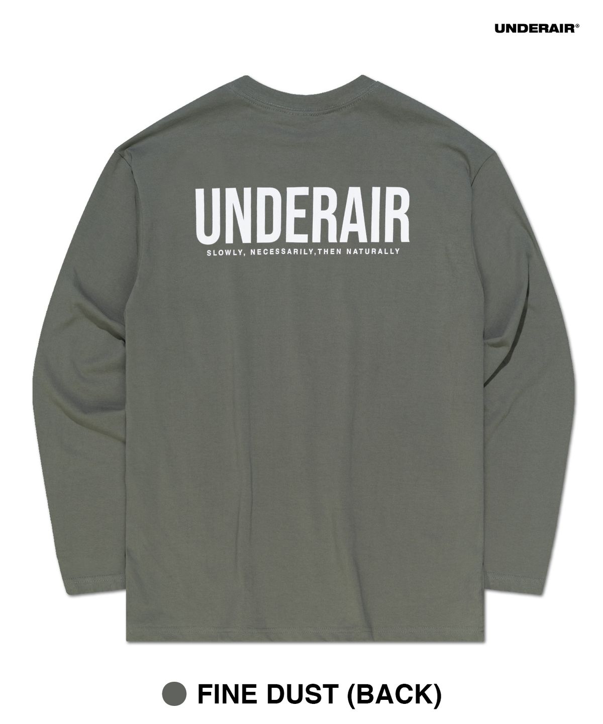 언더에어(UNDERAIR) SLOWLY 2 LONG SLEEVE (3 COLOR)