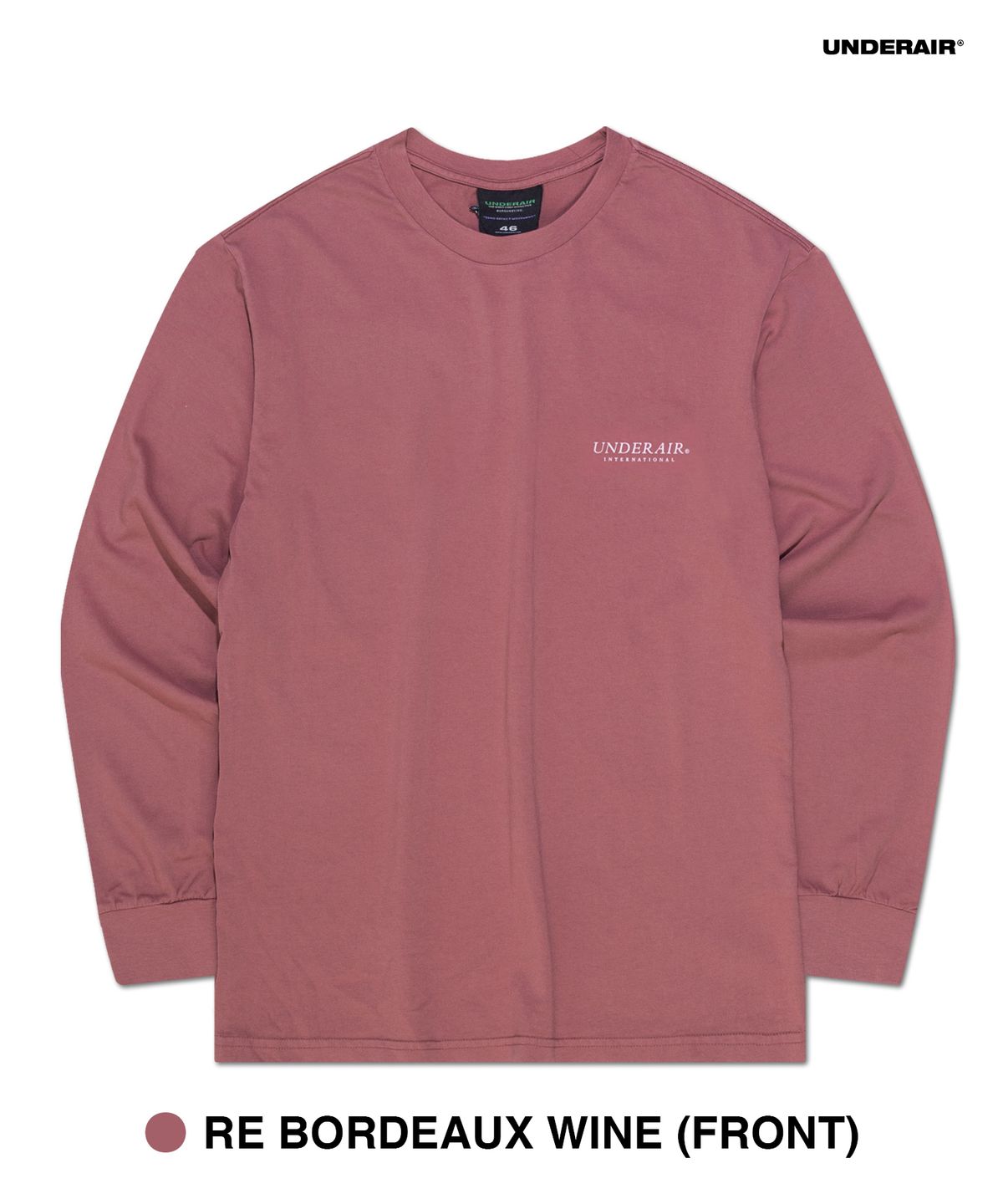 언더에어(UNDERAIR) [피그먼트] CLEWLIO LONG SLEEVE (6 COLOR)