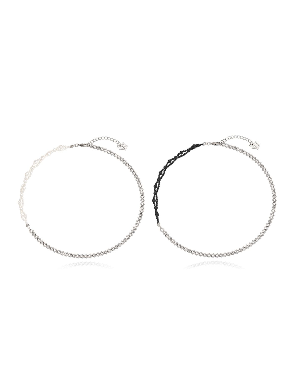 빈티지헐리우드(VINTAGE HOLLYWOOD) Vine Half Chain Necklace_VH2479NE003M