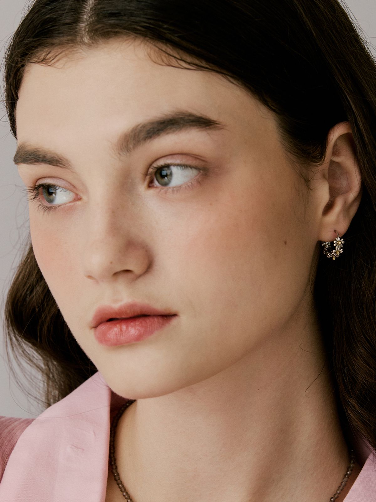 빈티지헐리우드(VINTAGE HOLLYWOOD) Mini Daisy Garden Ring Earrings_VH25NNEA105V