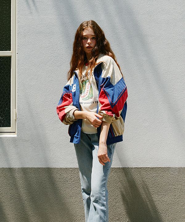 【GREEN BUTTER】Two-Way Windbreaker Jacket COBALT 그린버터 투웨이 윈드브레이커 자켓 네이비 | GREEN BUTTER | KREAM