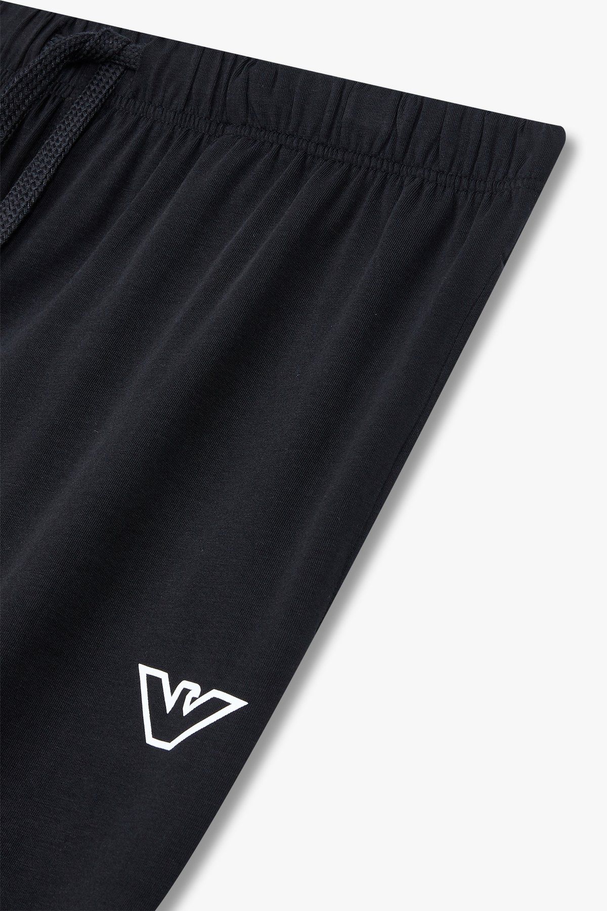 엠포리오 아르마니 언더웨어(EMPORIO ARMANI UNDERWEAR) 남성 아웃라인 이글 라운지 조거 팬츠_블랙 0814332026
